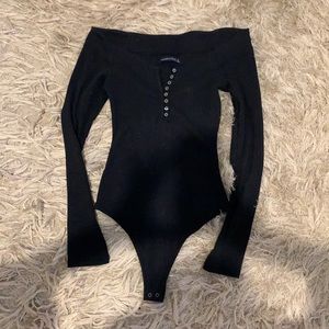 ABERCROMBIE BLACK BODYSUIT
